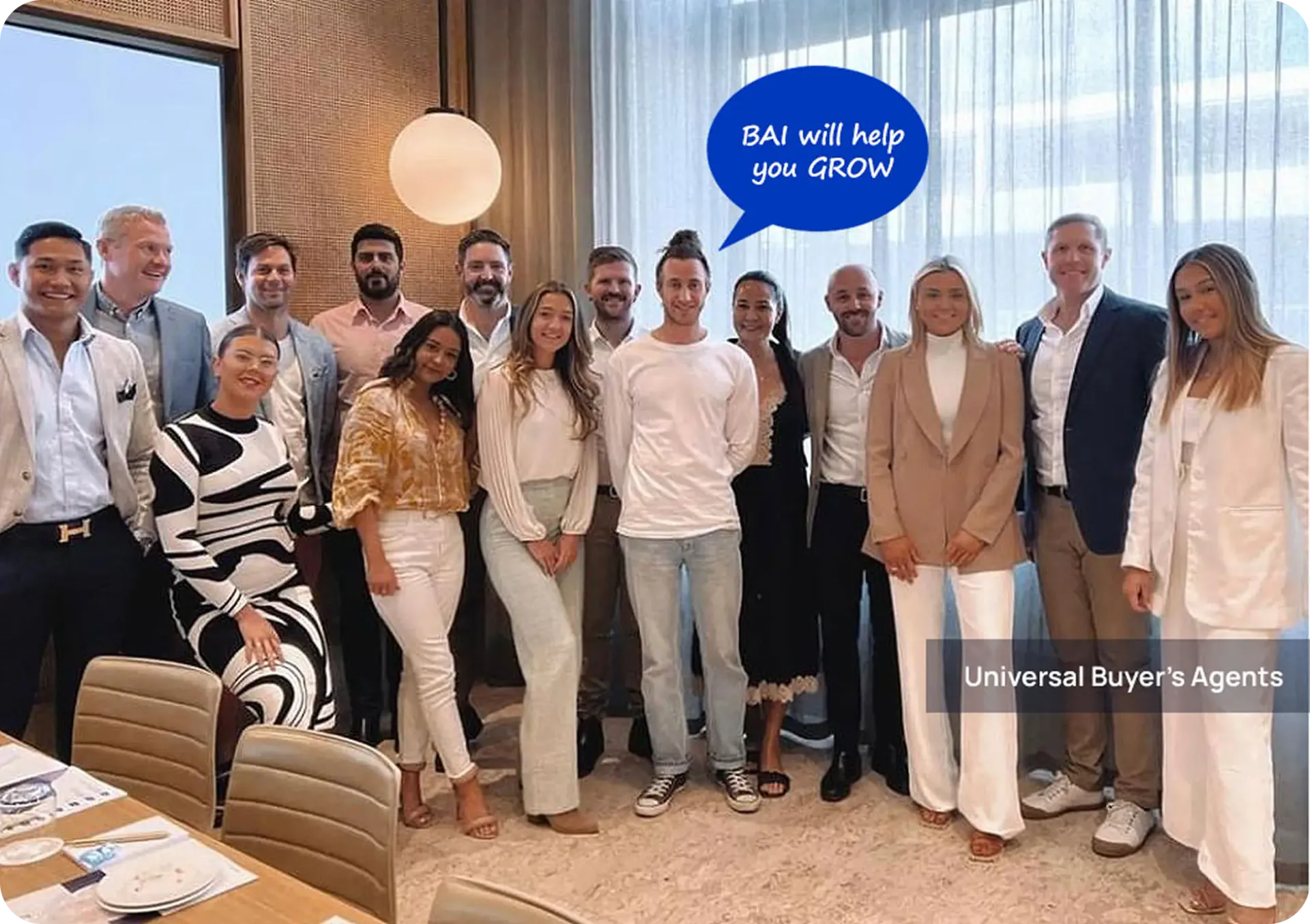 Buyer’s Agent Institute members together at an event